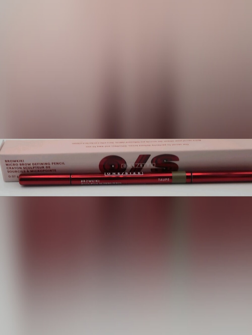 ONE/SIZE BrowKiki Micro Brow Defining Pencil 02 Taupe Rare NIB